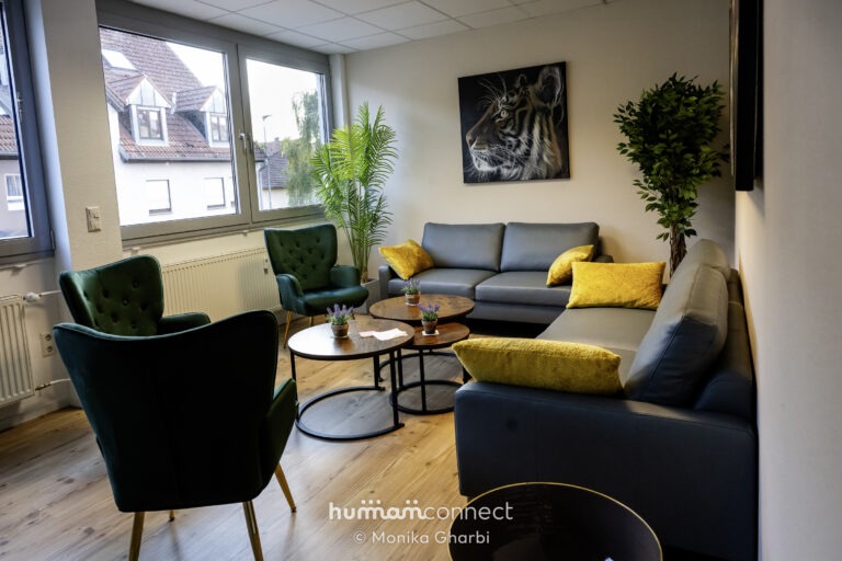 Gemütliche Lounge Ecke unserer Seminarräume in Ladenburg bei Mannheim
